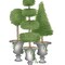 Medium Topiary Set of Three Shapes Wall Stencil | 2650 by Designer Stencils | Reusable Art Craft Stencils for Painting |